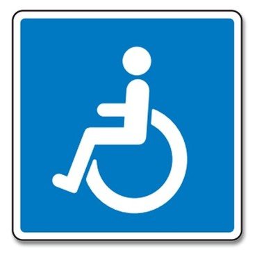Handicapskilt ikon